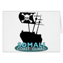Somali Coast Guard Greeting Card