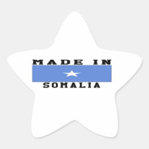 Somalia Made In Designs Star Sticker