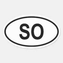 Somalia "SO" Stickers