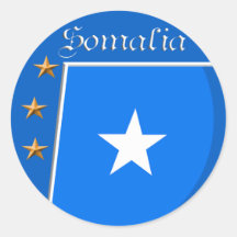 Somalian flag stickers