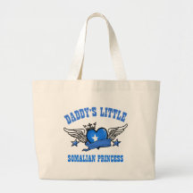 somalian princess designs canvas bags