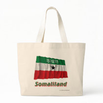 Somaliland Waving Flag with Name Bag