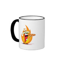 Sombrero Chile Chili Pepper Holds Up Pizza Mug