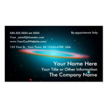 Sombrero Galaxy - business card template