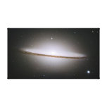 Sombrero Galaxy Wrapped Canvas Stretched Canvas Print