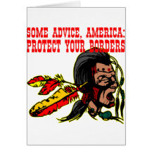 Some Advice America; Protect Your Borders Cards