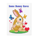 Some Bunny Cares Valentine postcards