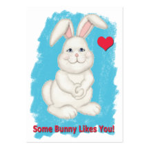 Some Bunny Like You Cards to Hand Out for Kids Business Card Template