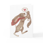 some bunny loves me greeting card