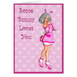 Some Bunny Loves You Anime Card