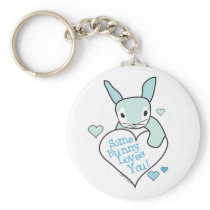 Some Bunny Loves You Gifts Keychain
