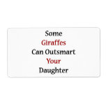 Some Giraffes Can Outsmart Your Daughter Shipping Labels