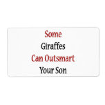 Some Giraffes Can Outsmart Your Son Personalized Shipping Labels