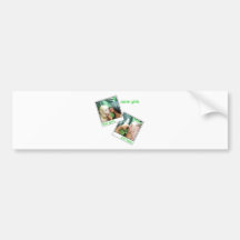 Some Girls Kiss Girls and Boys (polaroid) Bumper Sticker