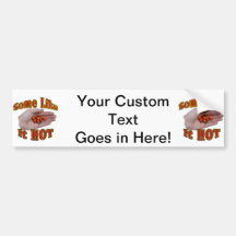 Some Like It Hot Cascabel Pepper Hand Pile Bumper Sticker