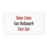 Some Lions Can Outsmart Your Son Shipping Labels