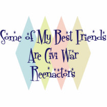 Some of My Best Friends Are Civi War Reenactors photo sculptures
