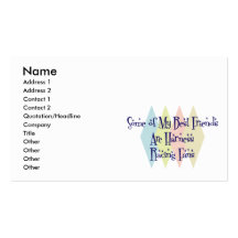Some of My Best Friends Are Harness Racing Fans Business Card Templates