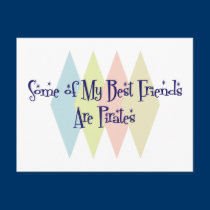 Some of My Best Friends Are Pirates postcards