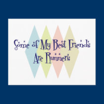 Some of My Best Friends Are Runners postcards