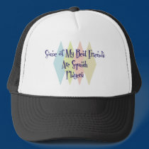 Some of My Best Friends Are Squash Players hats