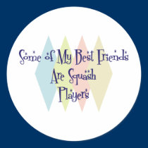 Some of My Best Friends Are Squash Players stickers