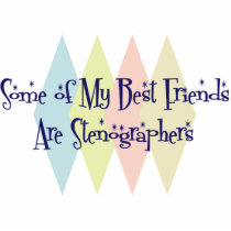 Some of My Best Friends Are Stenographers photo sculptures