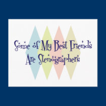 Some of My Best Friends Are Stenographers postcards