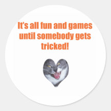 Somebody gets tricked stickers