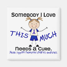 Somebody I Love - Arthritis Rheumatoid (Girl) Magnets