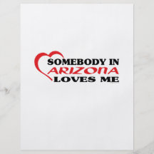 Somebody in Arizona Loves Me shirts Personalized Flyer