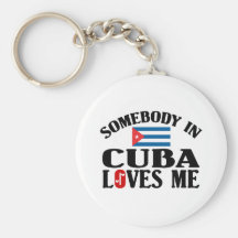 Somebody In Cuba Keychains