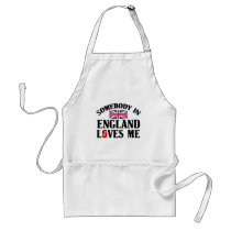 Somebody In England Loves Me Apron