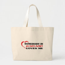 Somebody in Garland loves me t shirt Tote Bag