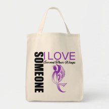 Someone I Love Earned Wings Domestic Violence Canvas Bags