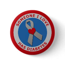 Someone I Love Has Diabetes Buttons