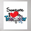 Someone I Love is Transgender posters