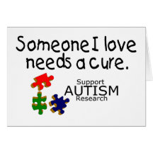 Someone I Love (Puzzle Pieces) Greeting Card