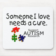 Someone I Love (Puzzle Pieces) Mouse Mat