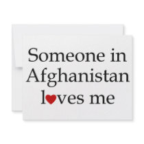 Someone in Afghanistan Loves Me Invite