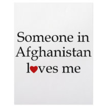 Someone in Afghanistan Loves Me Personalized Letterhead