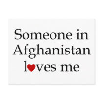 Someone in Afghanistan Loves Me Postcards