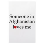 Someone in Afghanistan Loves Me Stationery Design