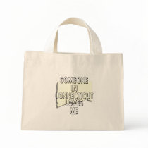 Someone in Connecticut loves me Tote Bags