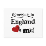 Someone In England Loves Me Postcard