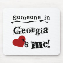 Someone In Georgia Loves Me Mouse Pad