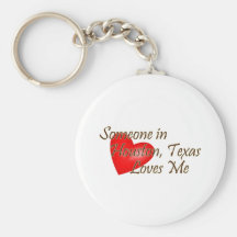 Someone in Houston Loves Me Key Chain