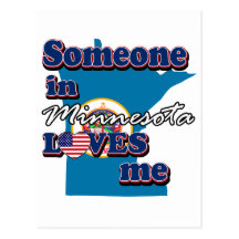 Someone in Minnesota loves me Post Cards