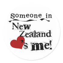Someone In New Zealand Loves Me Sticker