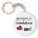 Someone in Philadelphia Keychains